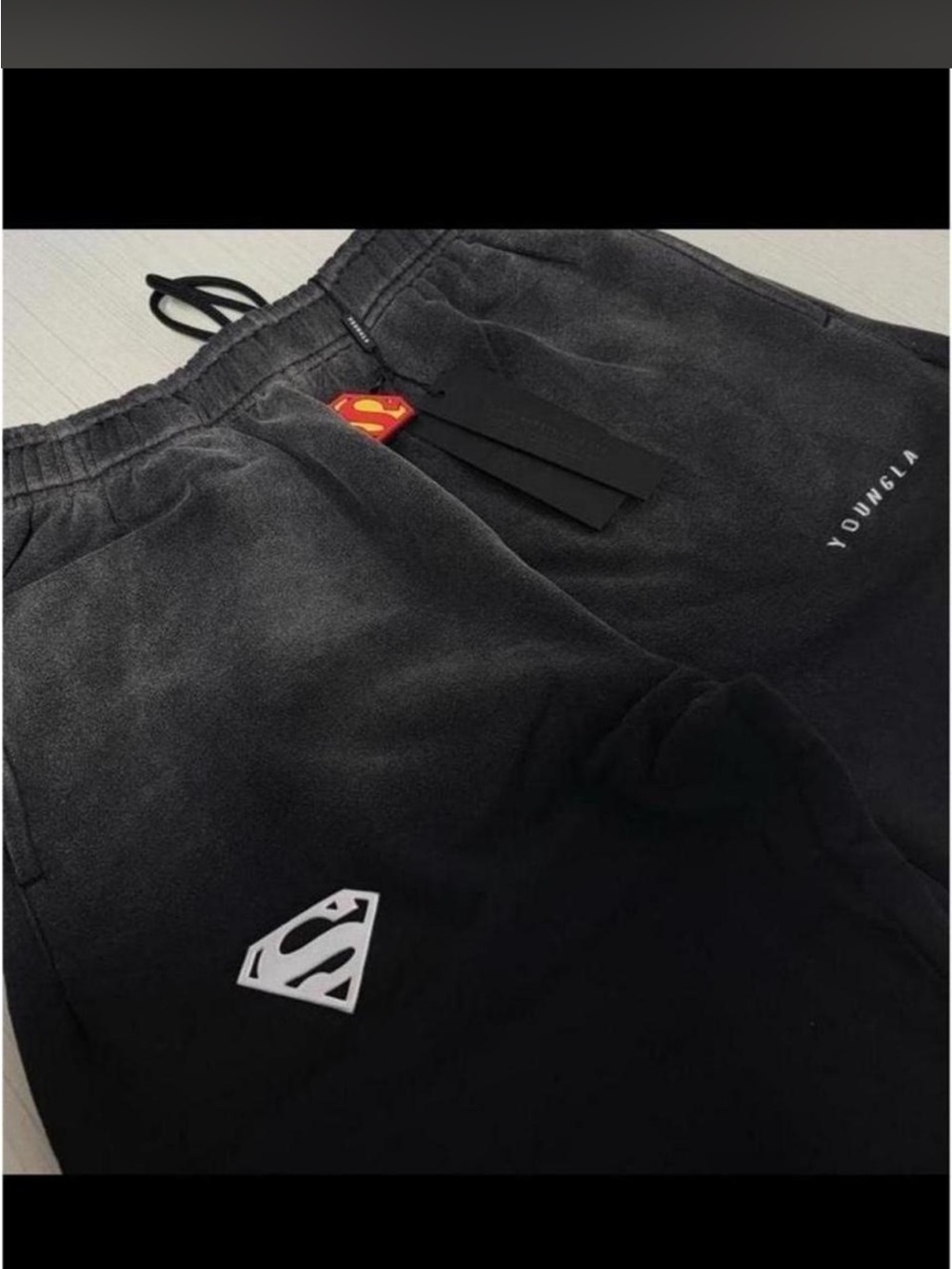 YoungLA superman sweats sz large